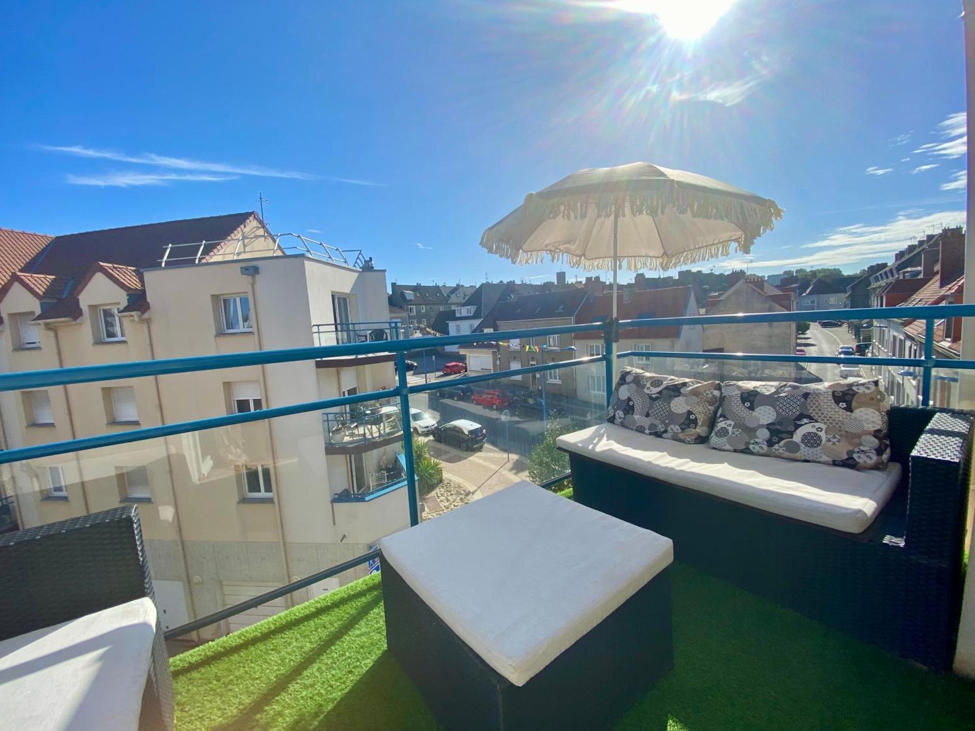 Fl'Heurt De Mer Appartement Au Pied De La Plage, Vue Mer لي بورتيل المظهر الخارجي الصورة