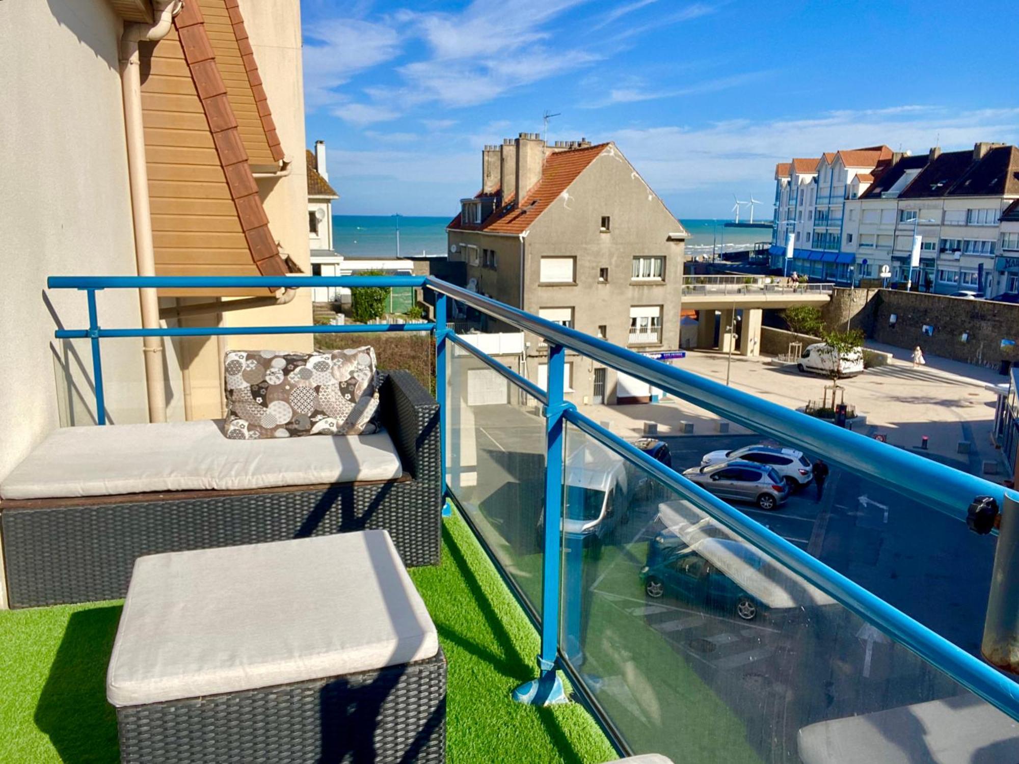 Fl'Heurt De Mer Appartement Au Pied De La Plage, Vue Mer لي بورتيل المظهر الخارجي الصورة